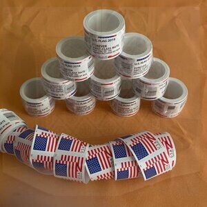 1000 forever stamps of 2023 Mail U.S.A. Flag Postage 🙈